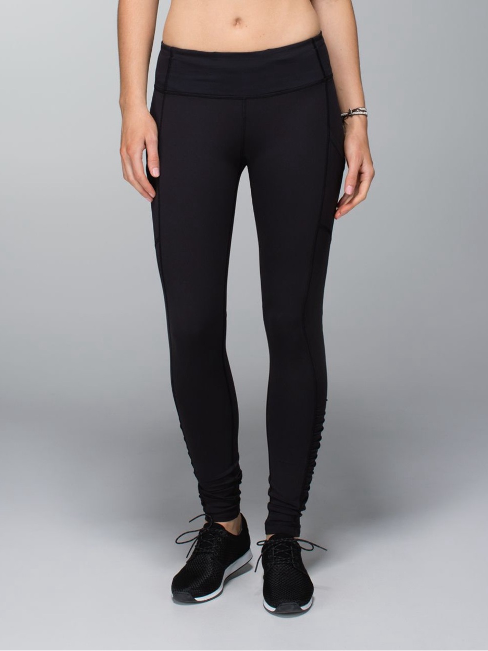 Lululemon Speed Tight Ruched Leggings in Black Women’s Size 8